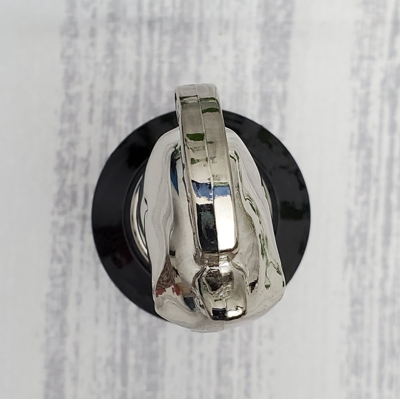 Donated Vtg Chess Piece KNIGHT Bottle | Silver Top - Picture 7 of 8